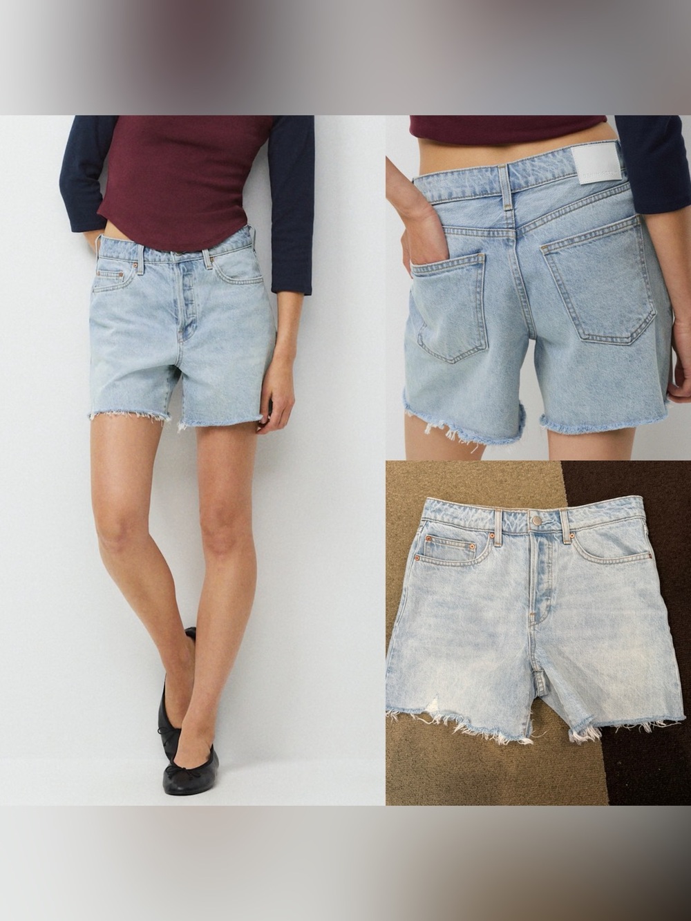 Aritzia Denim Forum The Ex-Boyfriend Hi Mid-Thigh Denim Short